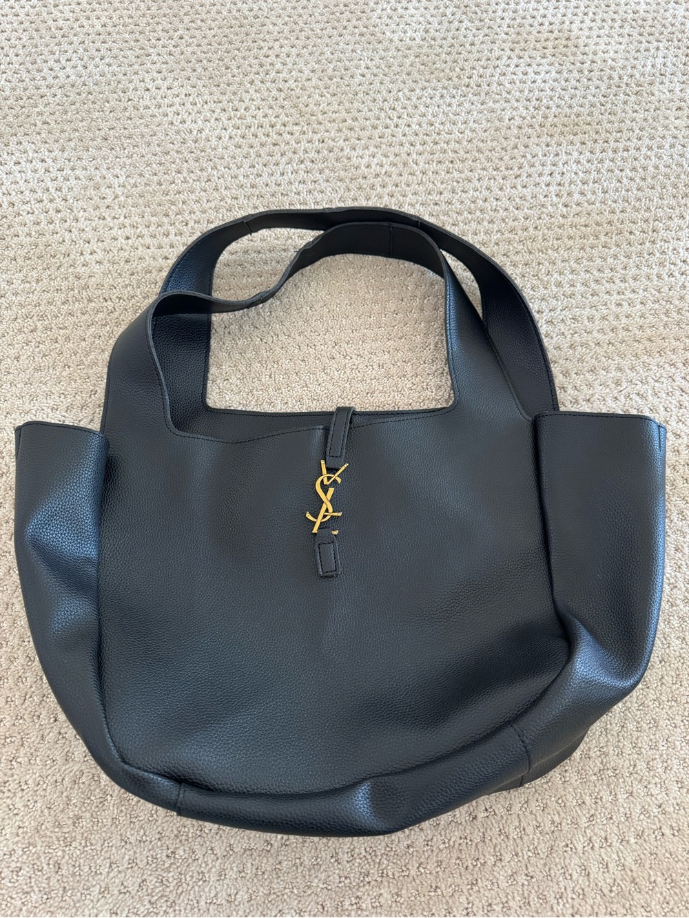 Source Unknown Black Tote with Gold Accent